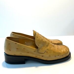 Franco Sarto Women’s Tan Leather Loafers Size 8.5